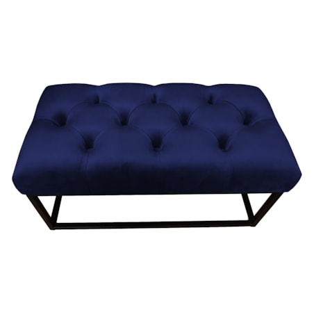 Ławka CHARLIE MG VELVET granatowa