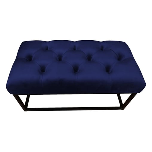 Ławka CHARLIE MG VELVET granatowa