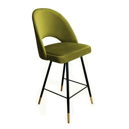 Hoker niski ISKAR BL VELVET GOLD oliwkowy