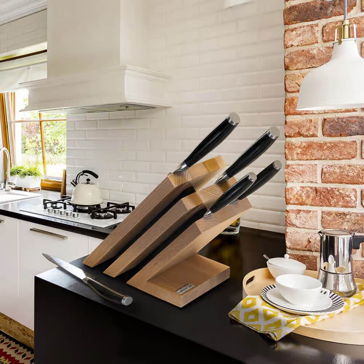 3-elementowy blok magnetyczny z drewna bukowego Artelegno Venezia