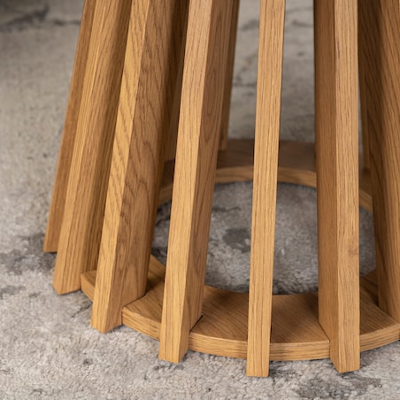 Stolik Kawowy Okrągły Duża Okrągła Ława HARPER MAX