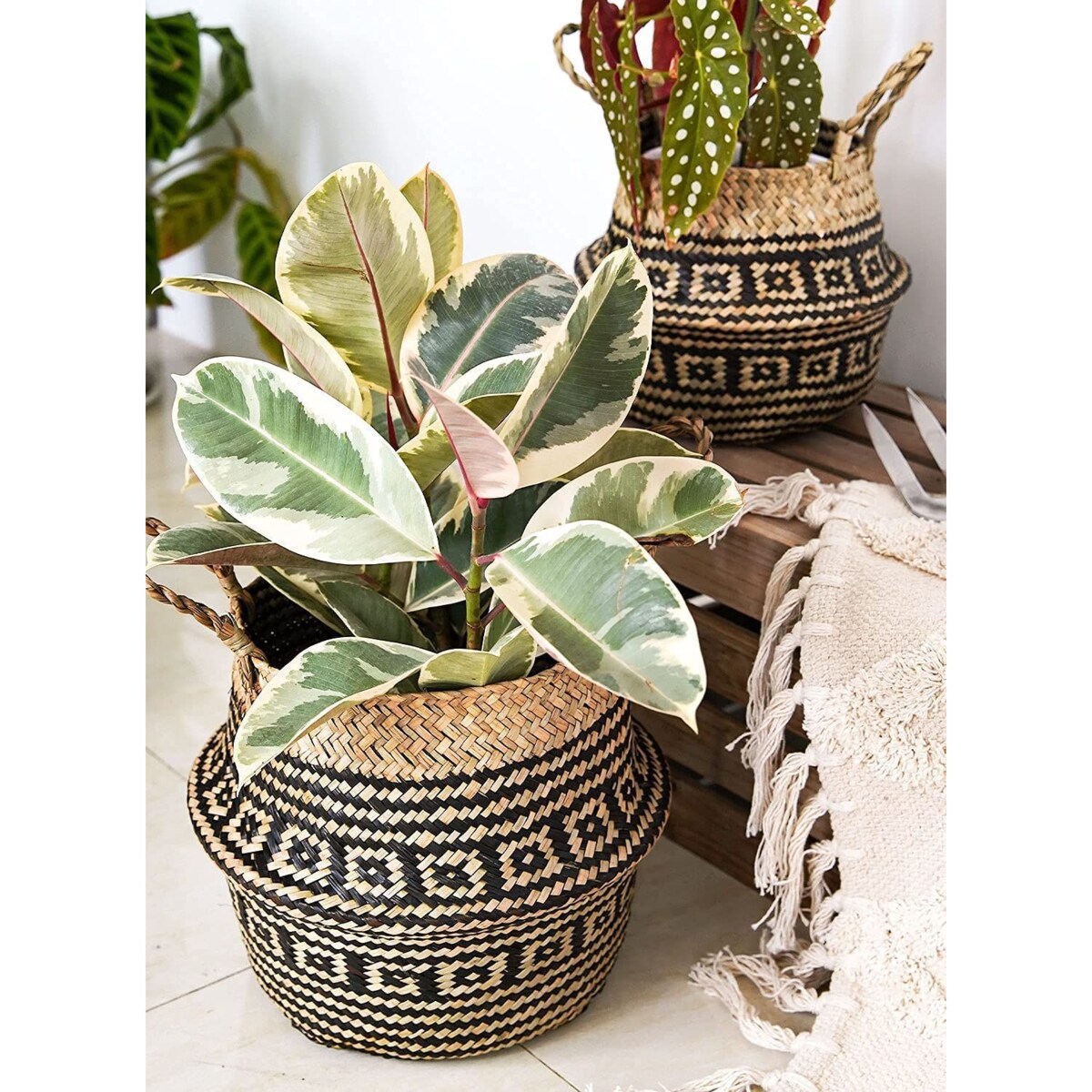 Kosz Naturalny Pleciony 322177