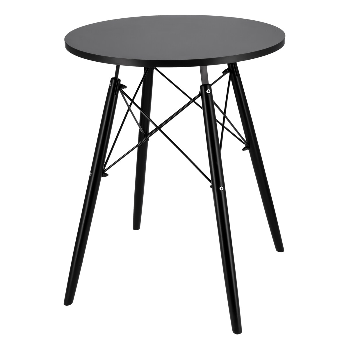 Nowoczesny Skandynawski Brązowy Okrągły Stół Do Salonu Jadalni Kuchni