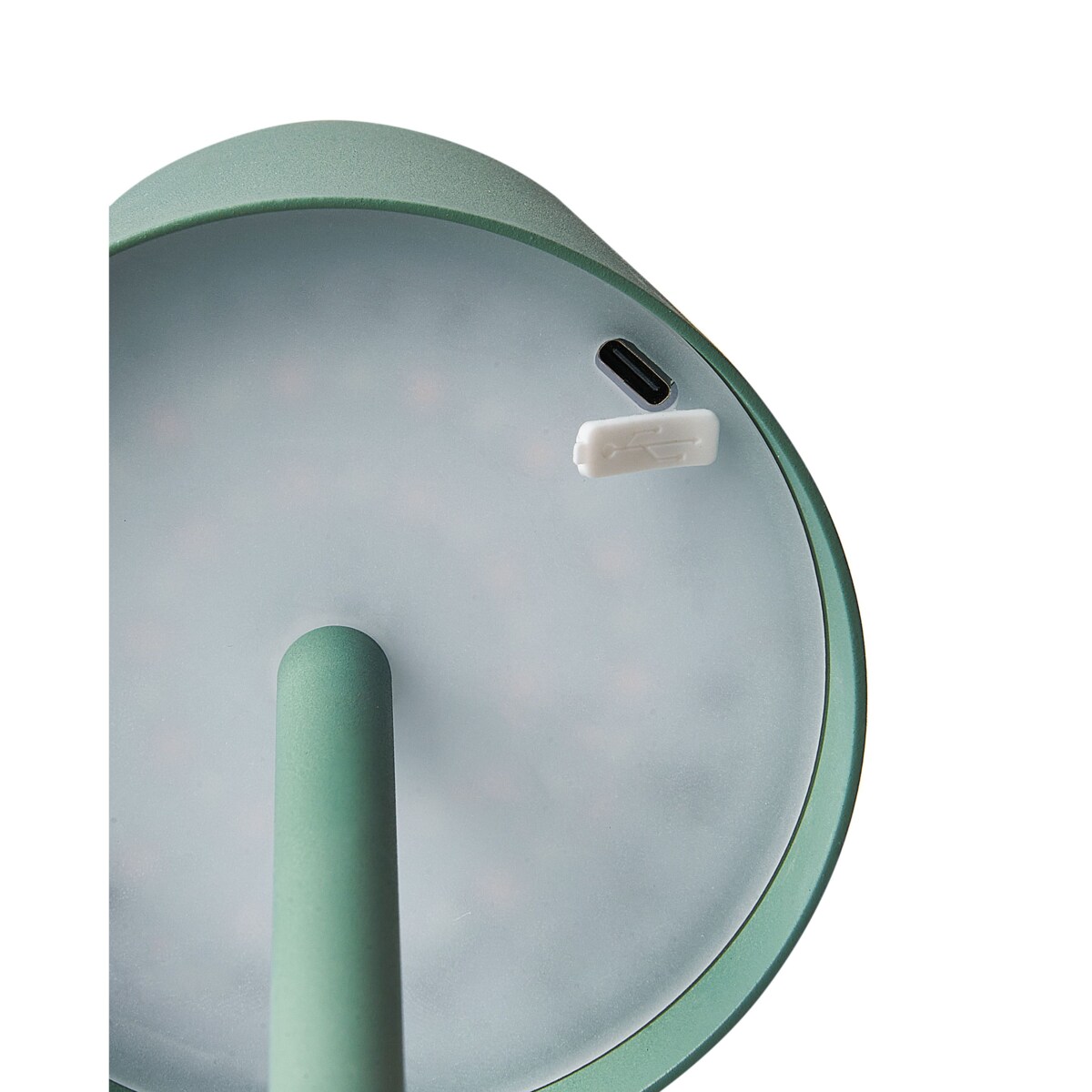 Bezprzewodowa lampa podłogowa metalowa zielona GAVARRESA