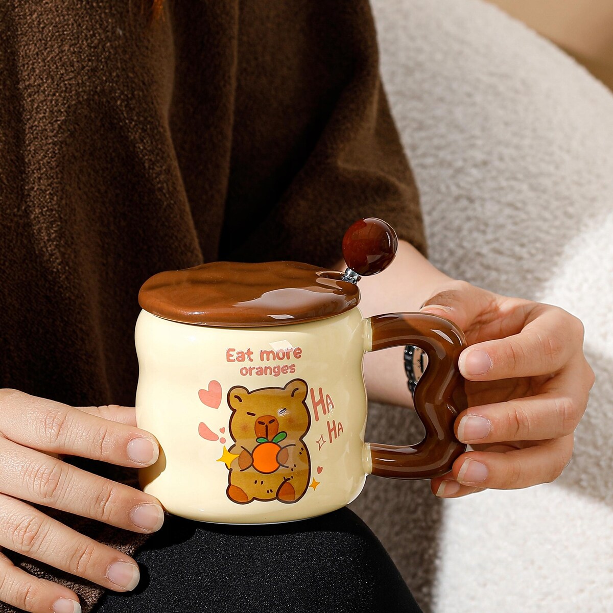 KUBEK DO KAWY HERBATY Podgrzewacz USB Łyżka Kabel Prezent KUBEK ŚWIĄTECZNY