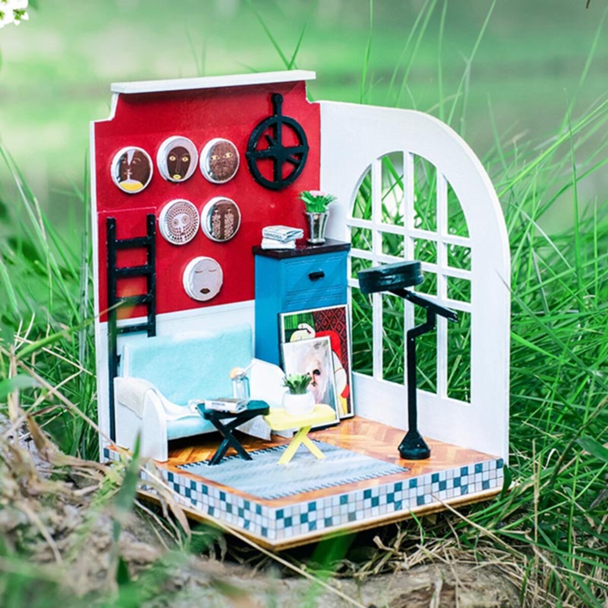 Miniaturowy domek - Salon Fridy