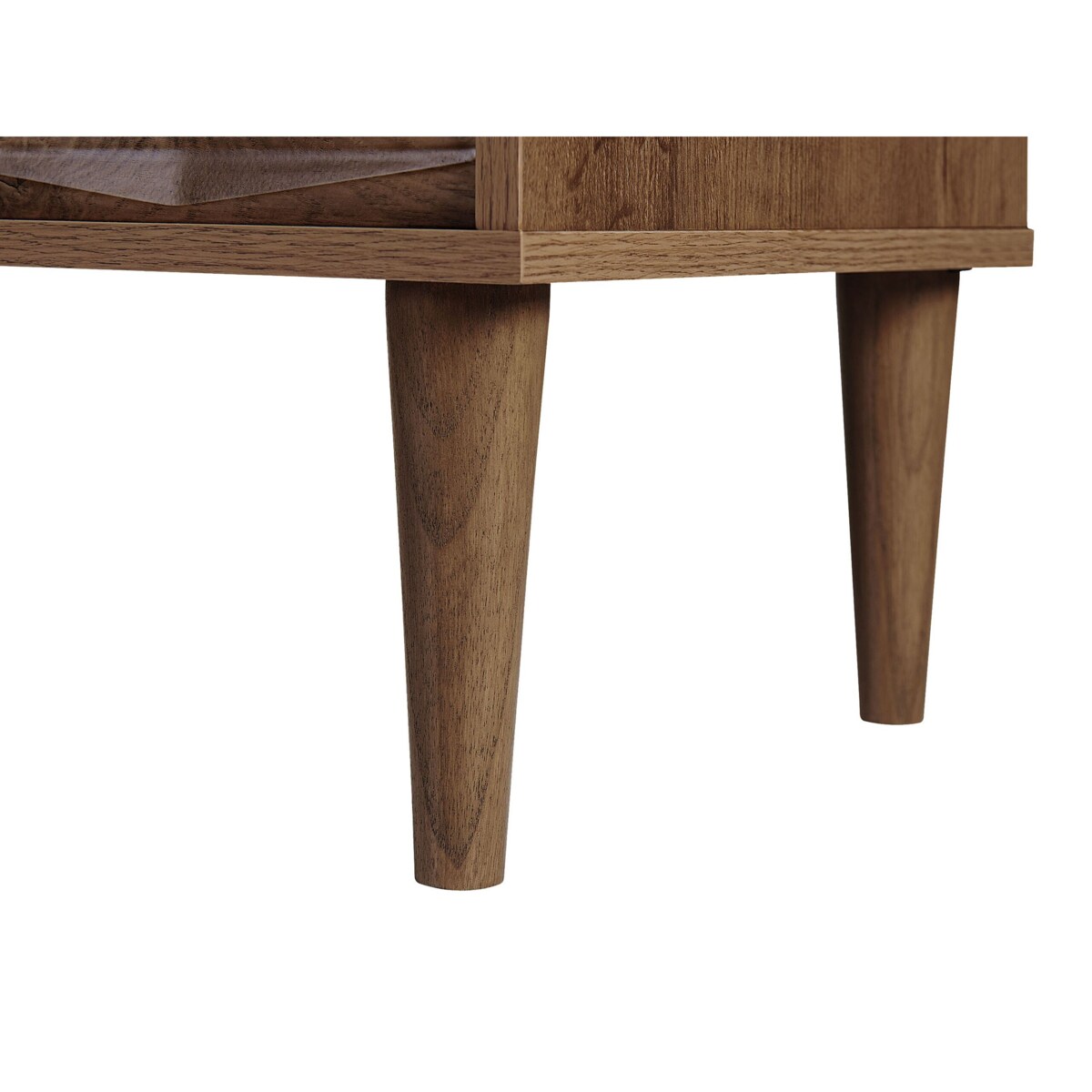 Szafka RTV ciemne drewno KAYAN