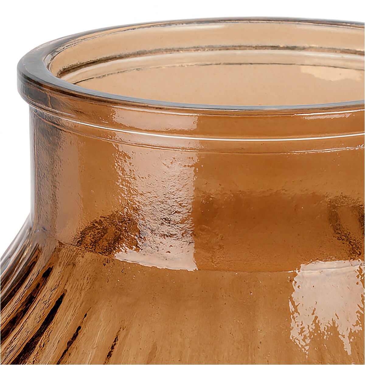 Wazon Szklany Wysoki Cylinder Dekoracyjny Na Kwiaty Ozdobny 23,5 cm