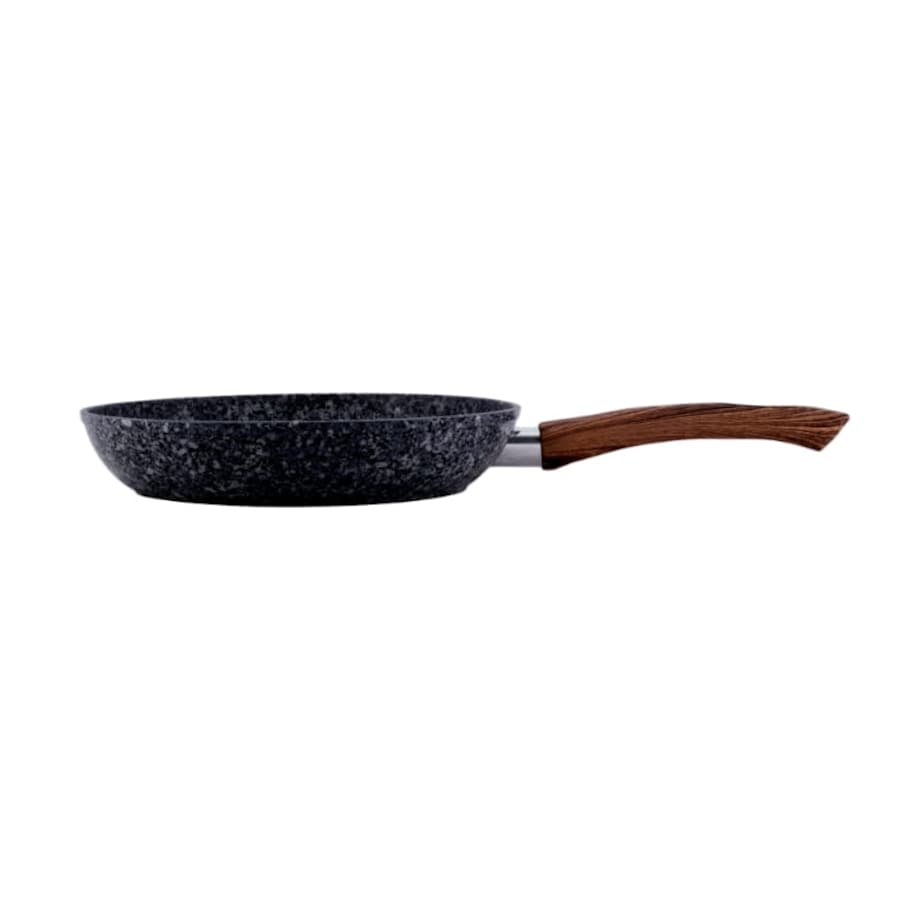 Patelnia granitowa imitacja drewna 24cm indukcja KAMILLE