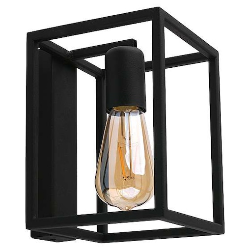 Lampa ścienna 9046 CRATE Czarny Nowodvorski