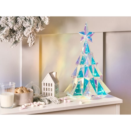 Dekoracja LED UNUKA Choinka 25 cm Kolorowy