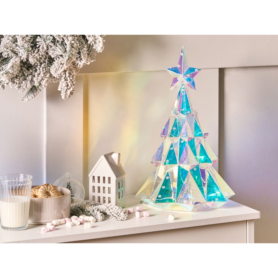 Dekoracja LED UNUKA Choinka 25 cm Kolorowy