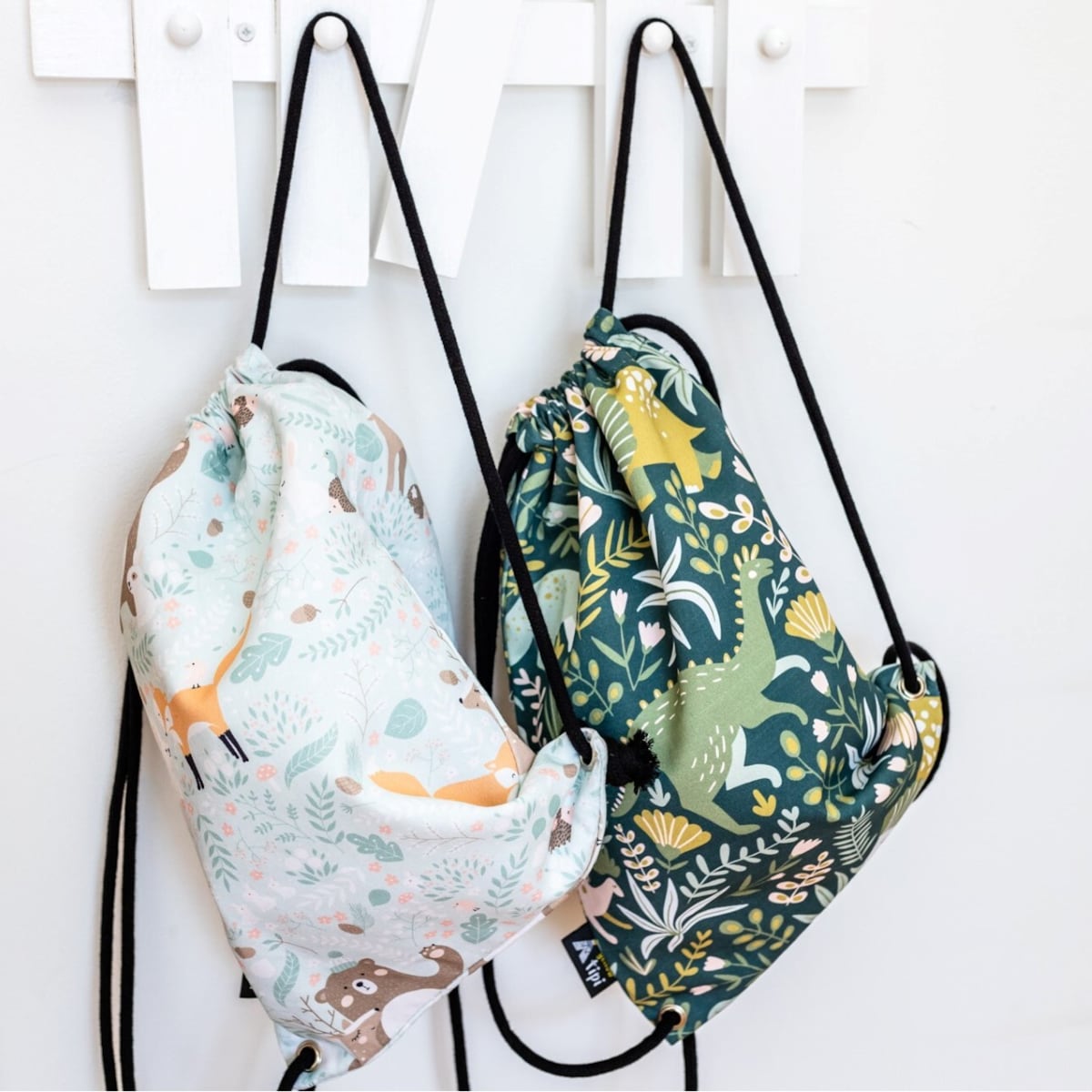 Worek plecak Kiddy, kolorowy, 28x40cm, Magic Collection