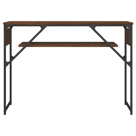 vidaXL Stolik konsolowy, brązowy dąb, 105x30x75 cm