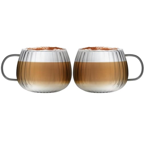 Komplet 2 szklanek z szarym uchem Tulip 350 ml 1203