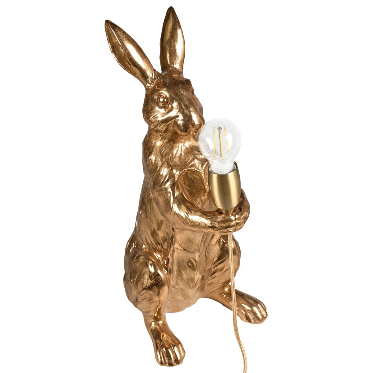 Lampa stołowa Królik BUGS Złoty