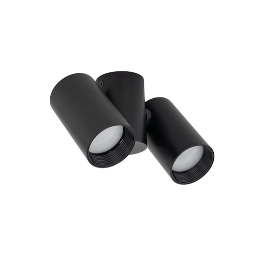 Lampa sufitowa spot TK Lighting AMIS Black 2xGU10 czarno-złota ruchome reflektory downlight