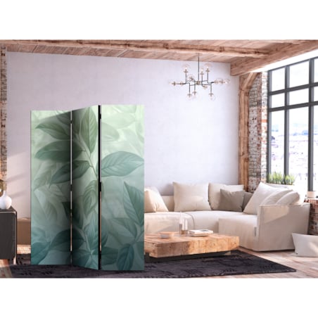 Parawan Dwustronny Duże liście 135x172cm