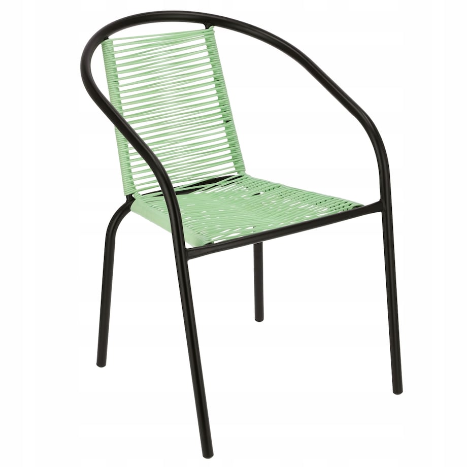 6 X Fotel Bistro Sznurkowy Wygodne Krzesło Ogrodowe Na Balkon Do Ogrodu