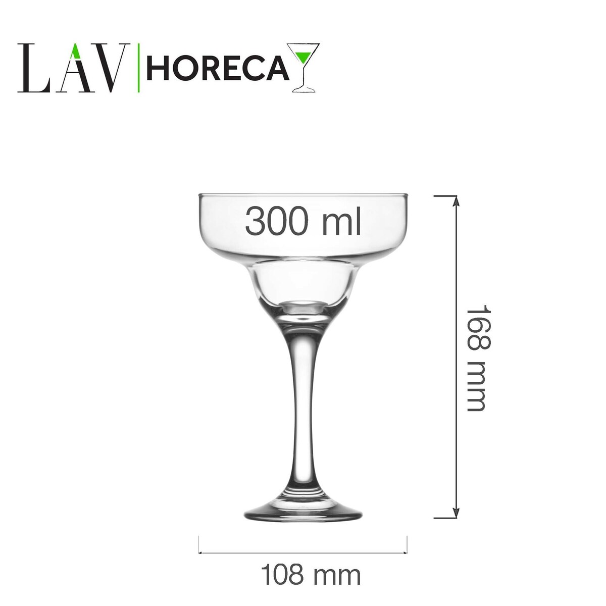 Kieliszek do margarity Sofia 300 ml, LAV