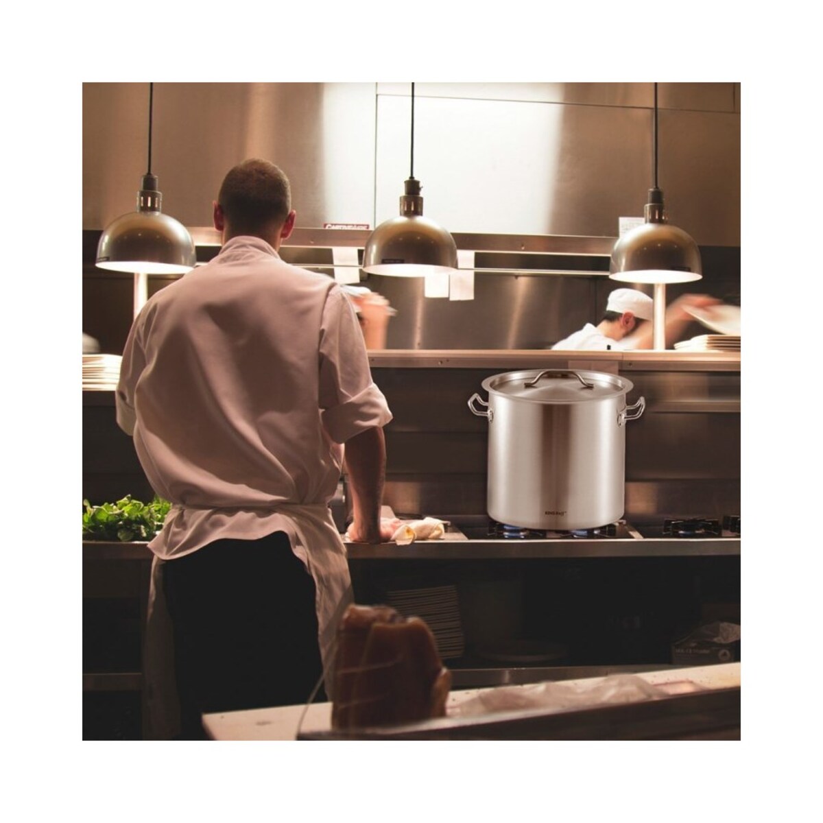 Kinghoff garnek gastronomiczny z pokrywą 33l KH1964