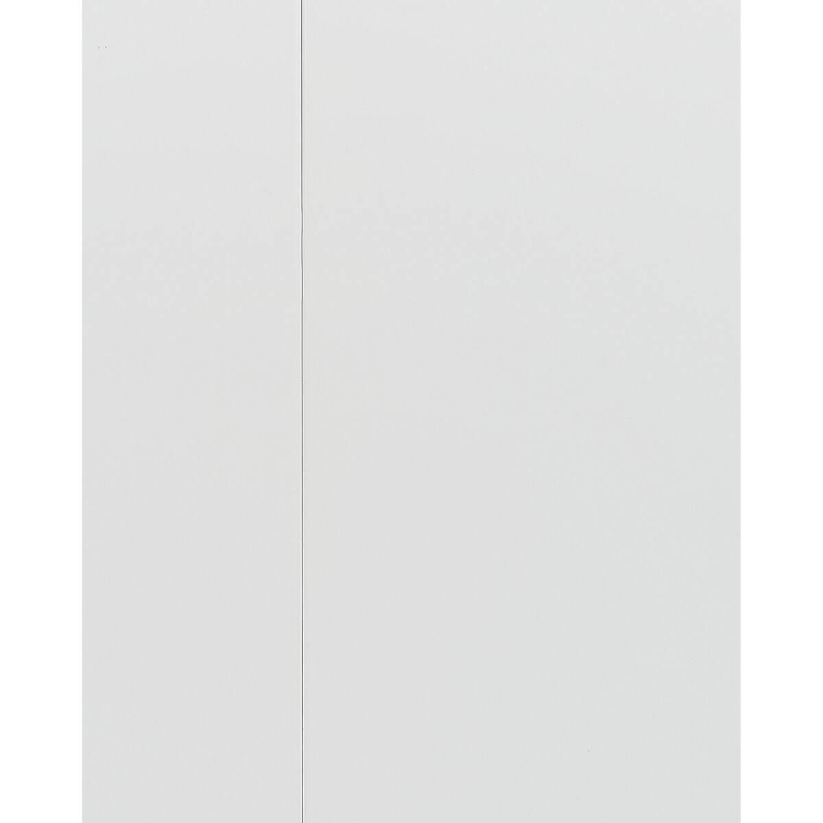 Szafka trzydrzwiowa metalowa ze szklaną gablotą biała DEVON