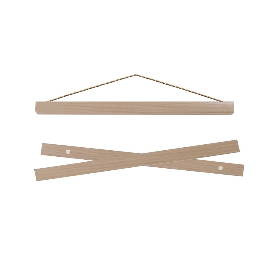 Wieszak na plakat lub zdjęcie 51 cm magnetyczny z dekorem drewna