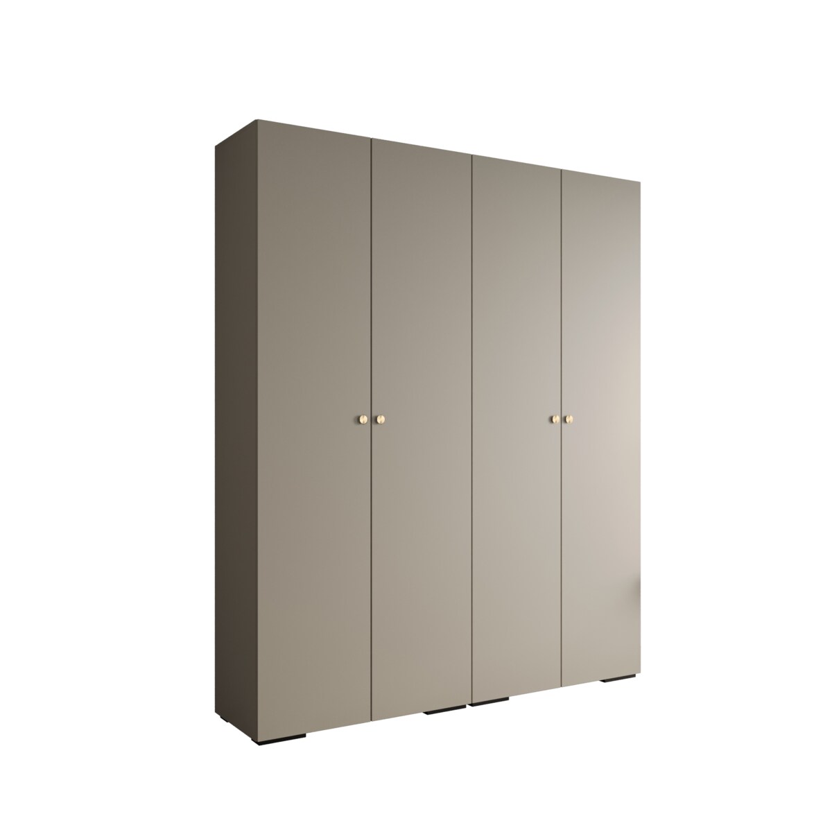 Szafa ubraniowa Garderoba INOVA 2 2SZ Kaszmir+Złoty