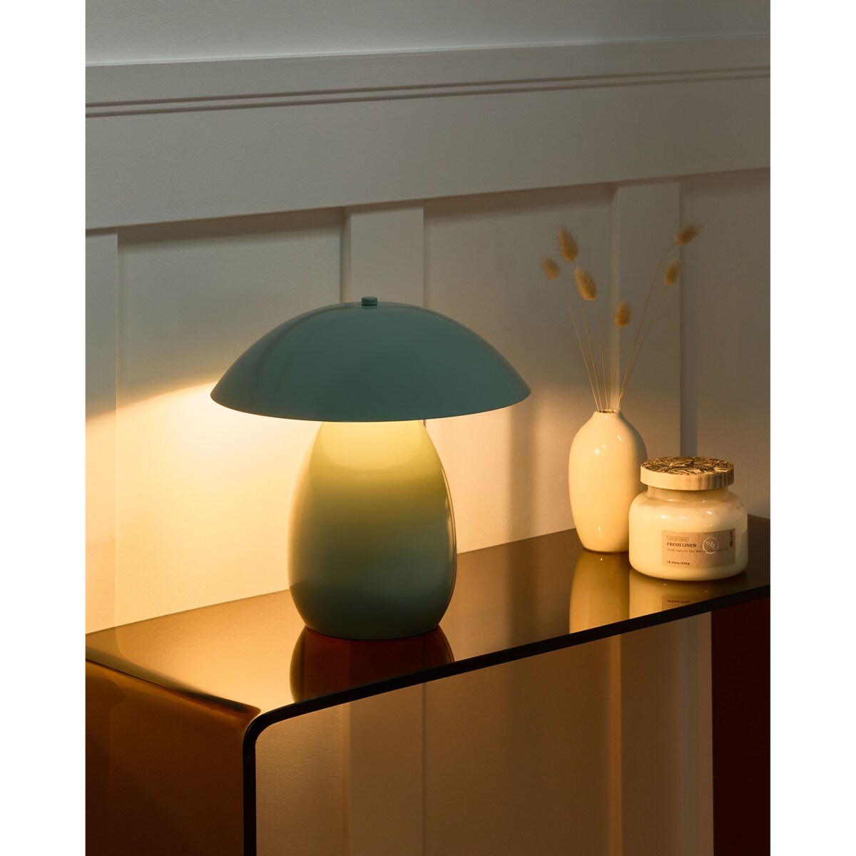 Lampa stołowa SIGI Metal Jasnozielony