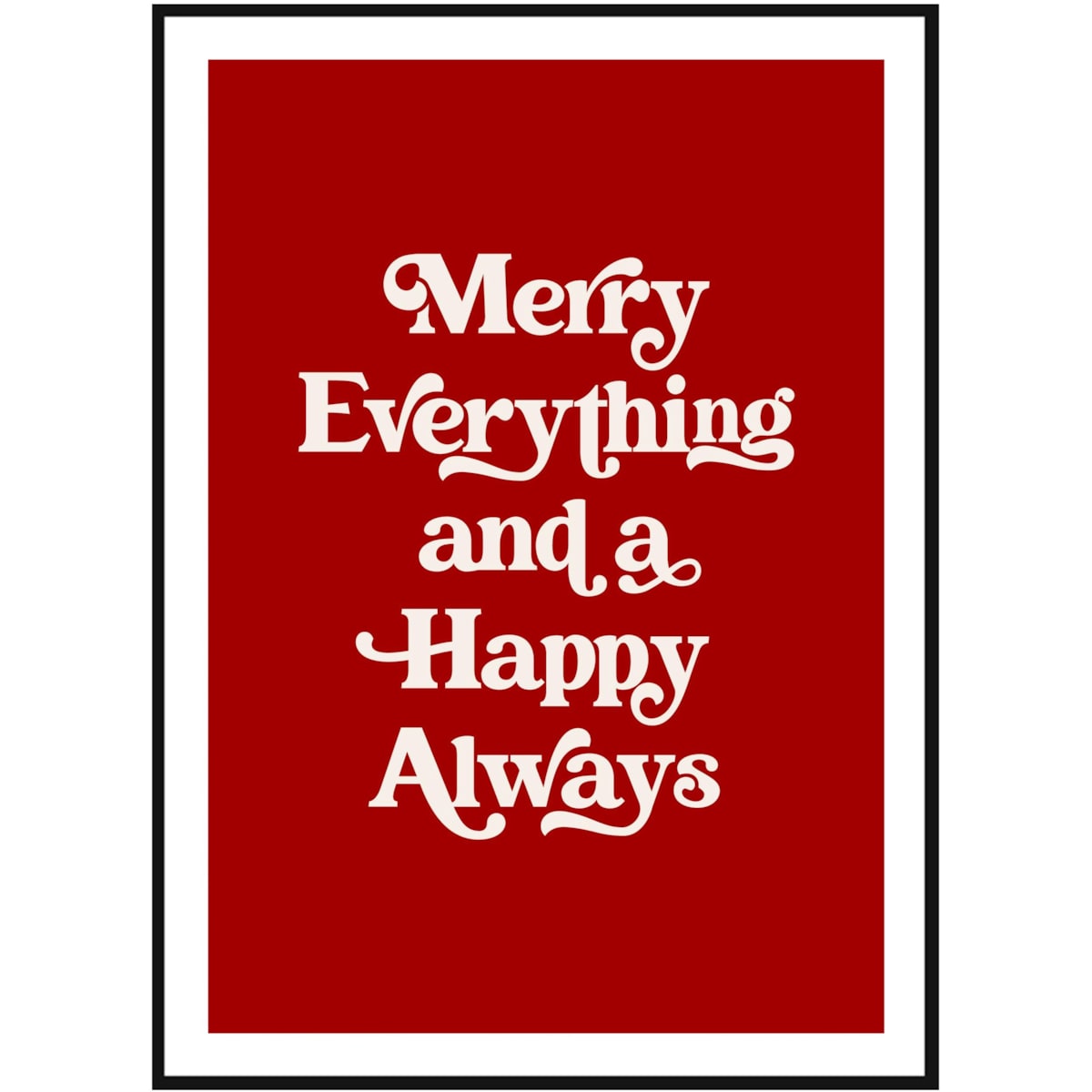 Poster Story, Plakat, Obraz - Merry Everything, wymiary 50 x 70 cm