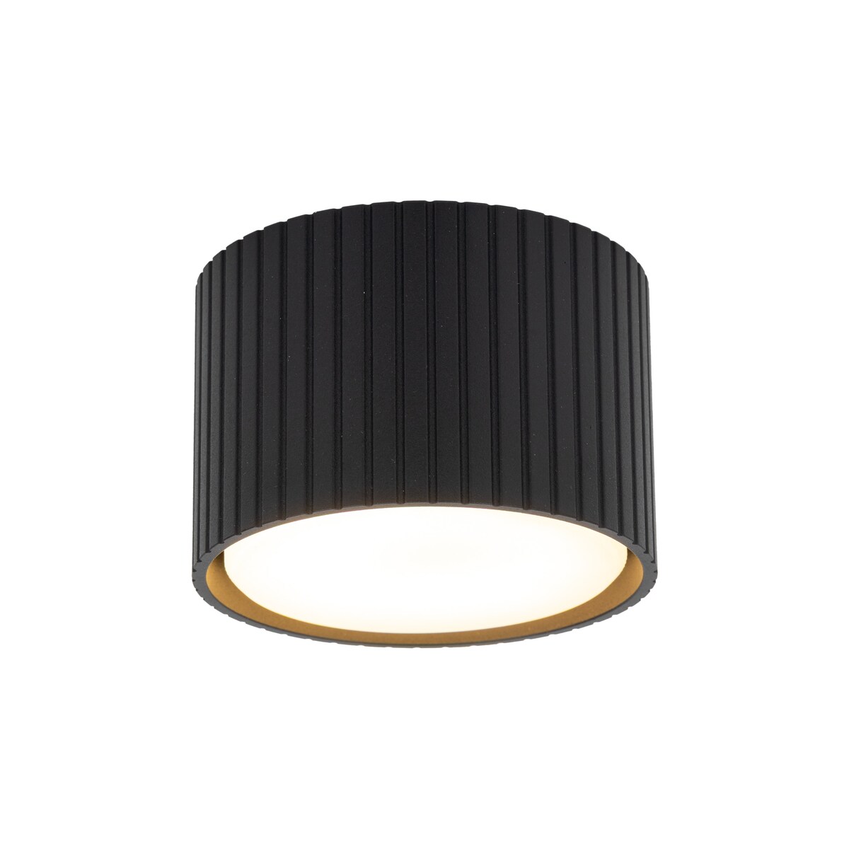 Spot Tk Lighting Ferro Czarna Tuba Downlight Natynkowy + Żarówka Gx53