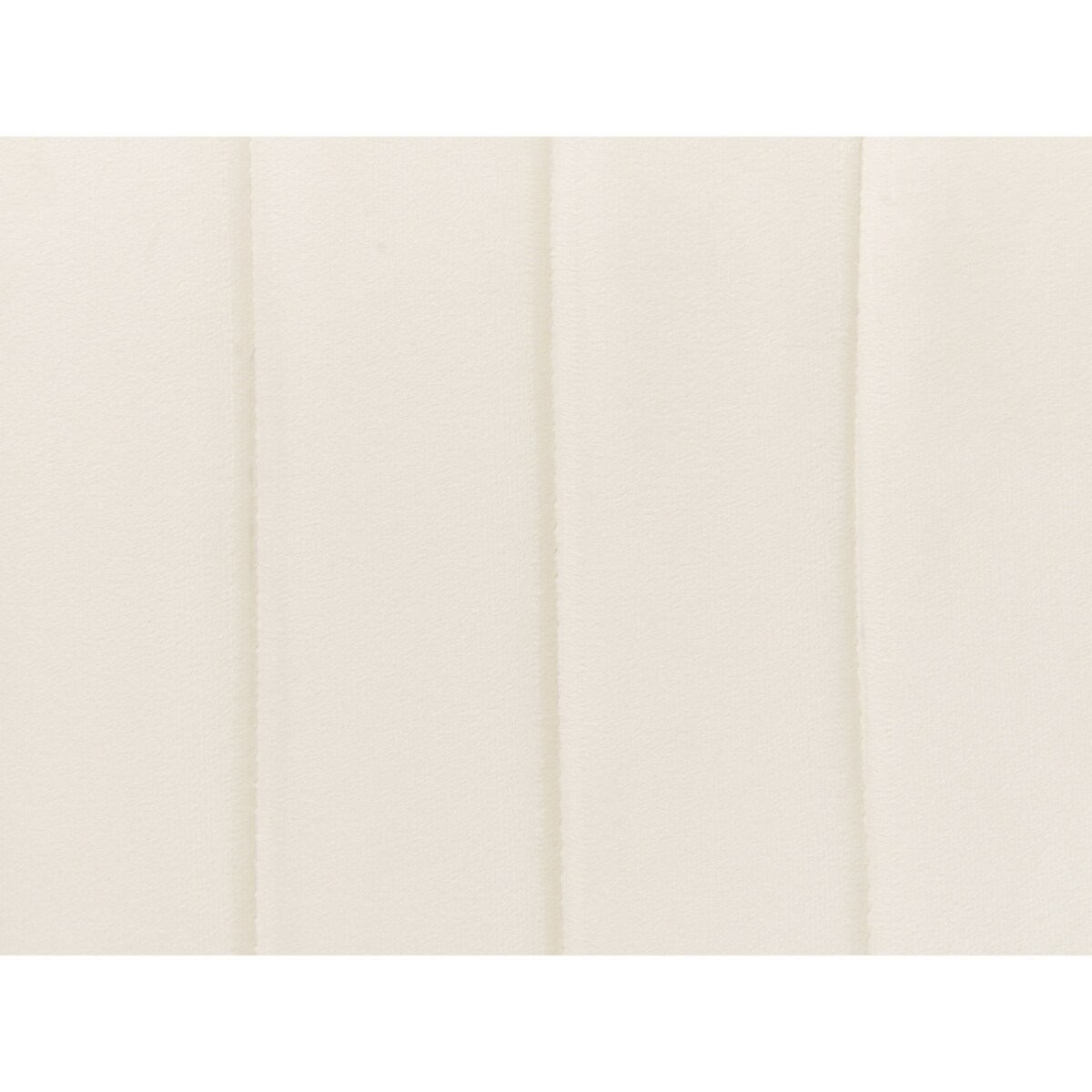 Puf welurowy 53 x 48 x 29 cm kremowy MURIETTA