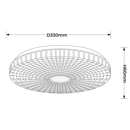 Plafon Light Prestige Solaro biały LED 4000K 1 szt.