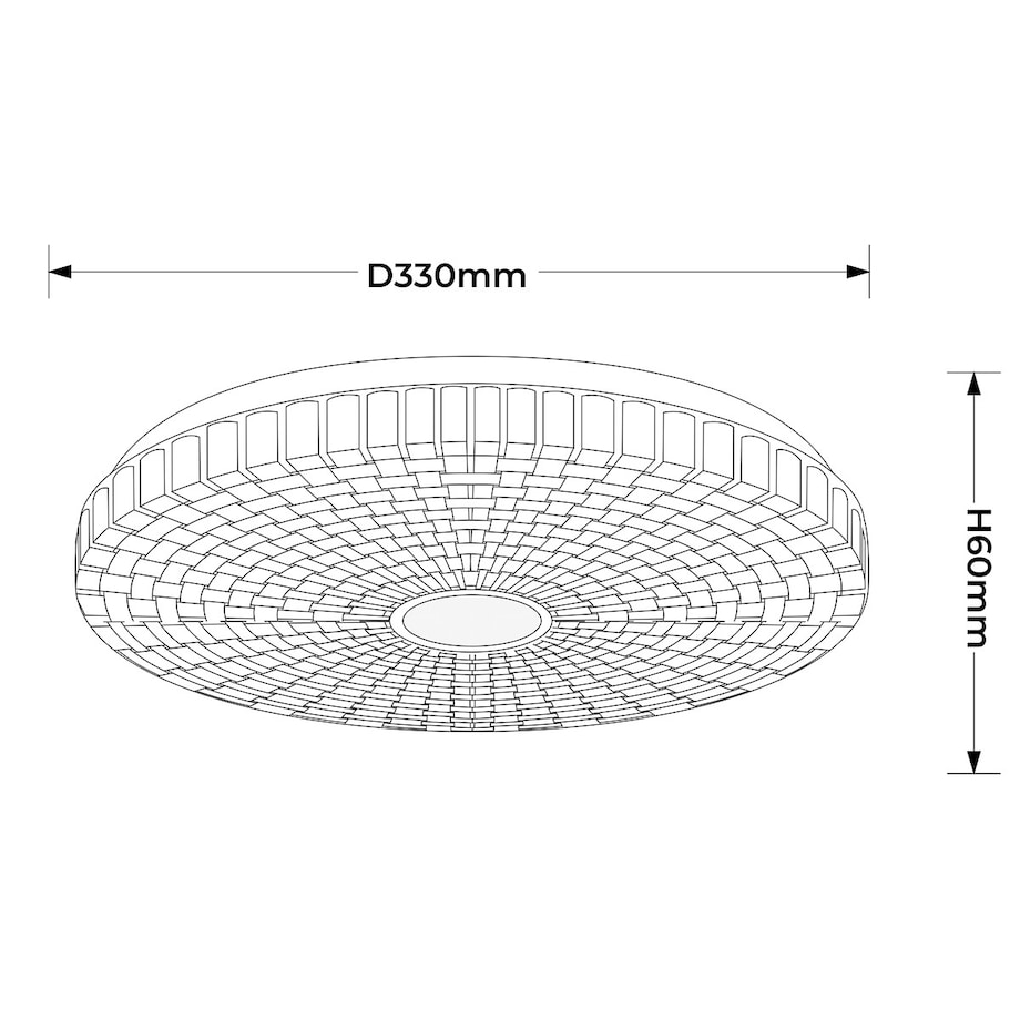 Plafon Light Prestige Solaro biały LED 4000K 1 szt.