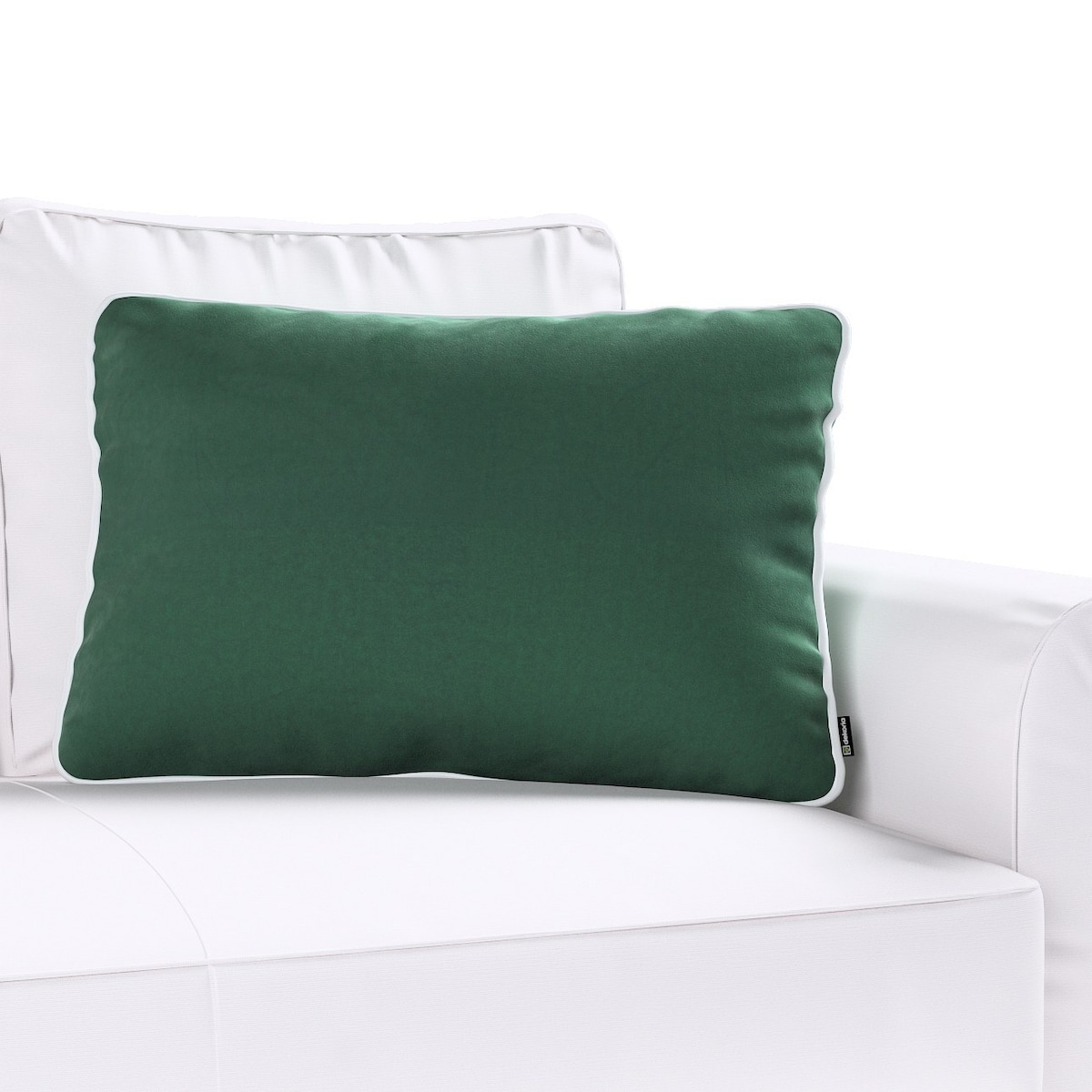 Poszewka Laura na poduszkę prostokątna 60 x 40 cm 60x40 ciemny zielony
