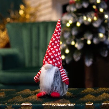 SKRZAT świąteczny KRASNAL gnom Mikołaj na święta