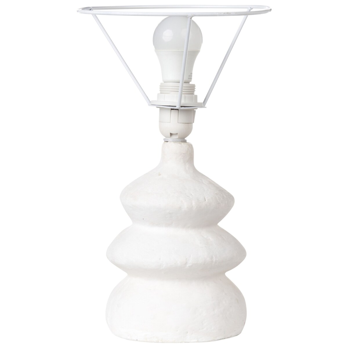 Lampa stołowa ARAPEY Papier-mâché Biały