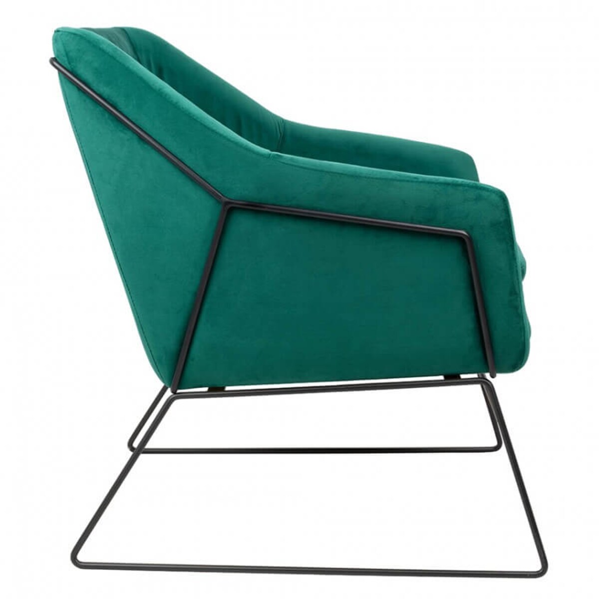 Wypoczynkowy fotel Emma MSE011000308.V35 King Home welur ciemny zielony