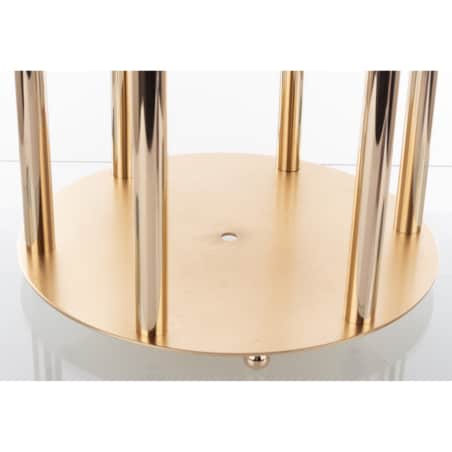 Świecznik metalowy na 6 świec 117,5x28 cm BATANG złoty