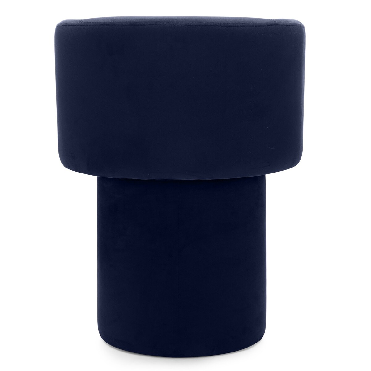 Fotel obrotowy, welur, granatowy Haco