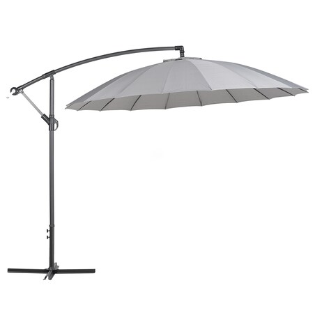 Parasol ogrodowy na wysięgniku 268 cm CALABRIA II Ciemnoszary
