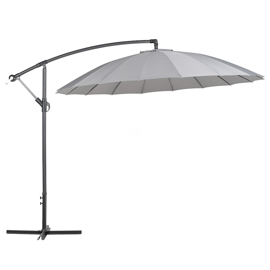 Parasol ogrodowy na wysięgniku 268 cm CALABRIA II Ciemnoszary