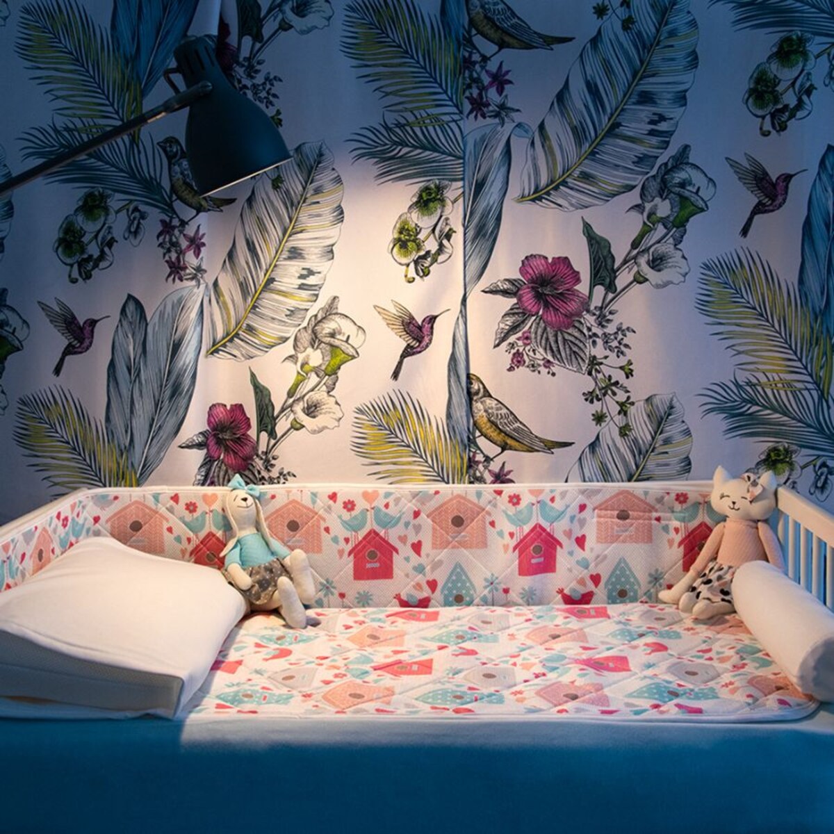 Top na materac 120x60 cm ochraniacz - DREAM Domki Różowe