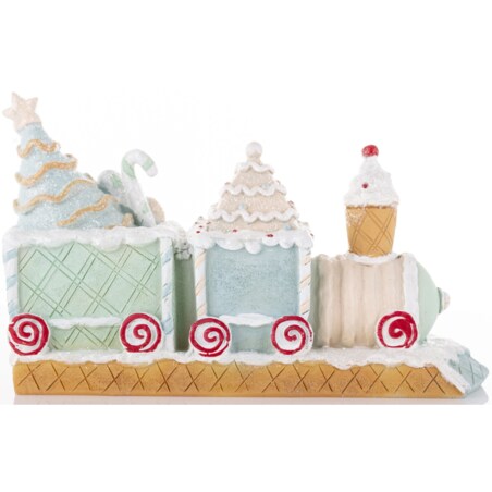 Dekoracja - pociąg ciasteczkowy 15x24x7,5 cm SPAGNA