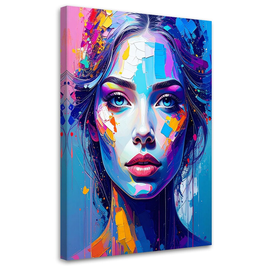 Obraz do salonu sypialni, Portret Kobiety Glamour 60x90