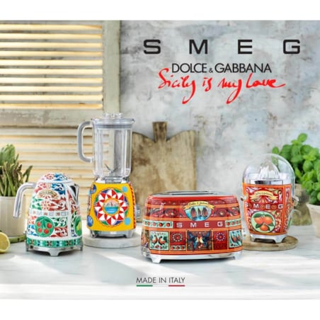 Blender kielichowy Sicily is my love Dolce & Gabbana, 1500 ml, SMEG