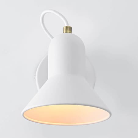 Kinkiet LAMPA ścienna ASTAMA LP-1122/1W WH Light Prestige industrialna OPRAWA metalowa regulowana biała