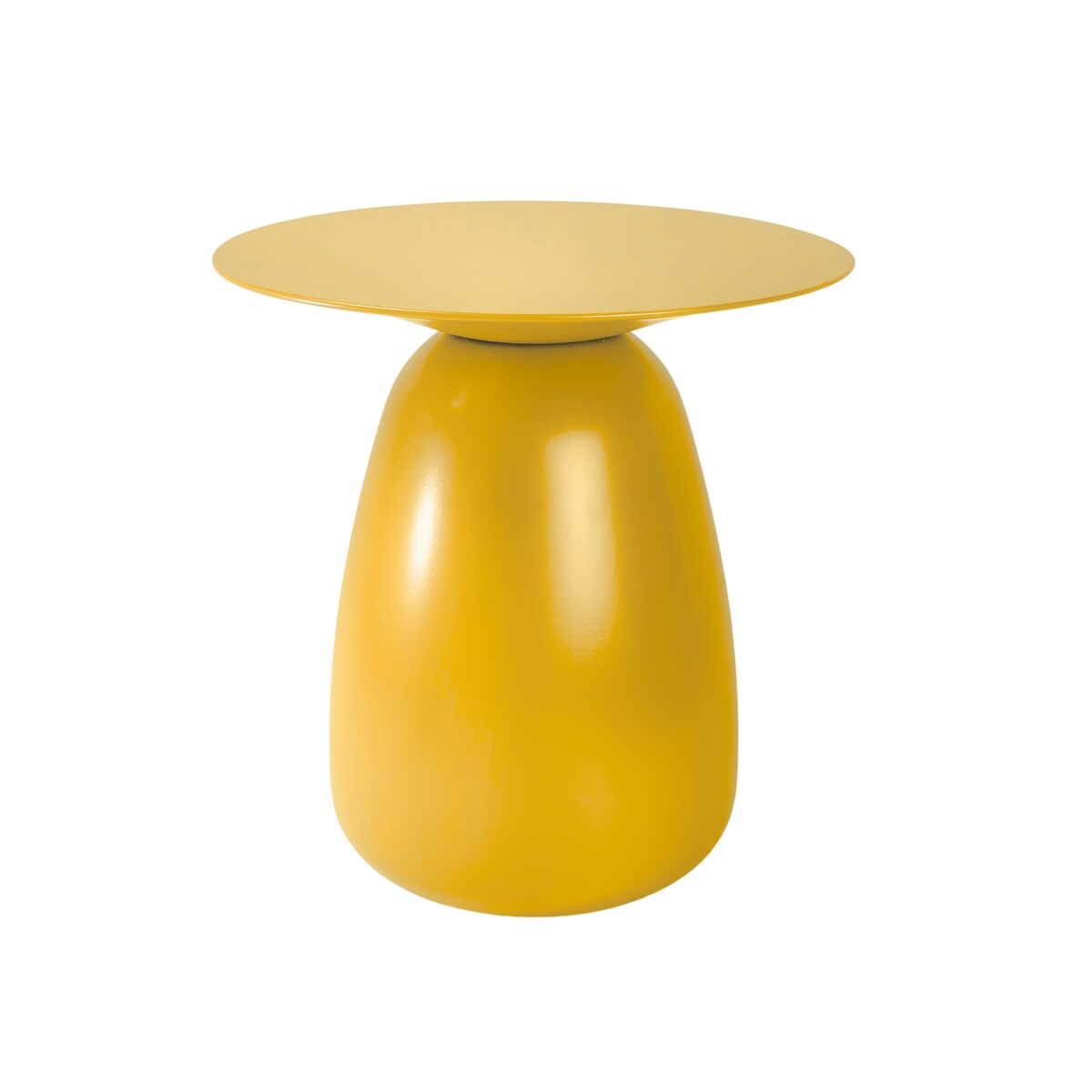 Stolik drewniany różne kolory Baobab 34, kolor żółty