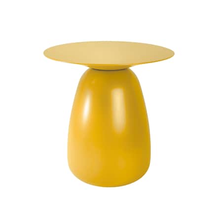 Stolik drewniany różne kolory Baobab 34, kolor żółty