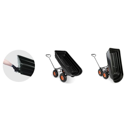 Wózek ogrodowy taczka wywrotka 75L 300kg Humberg HR-872